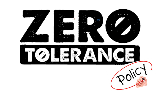 Zero Tolerance Policy By Stephanie Escalona