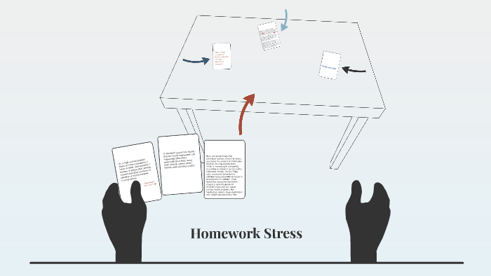 proof that homework causes stress