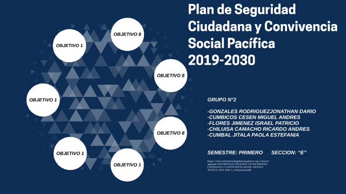 Plan de Seguridad Ciudadana y Convivencia Social Pacífica 2019-2030 by ...