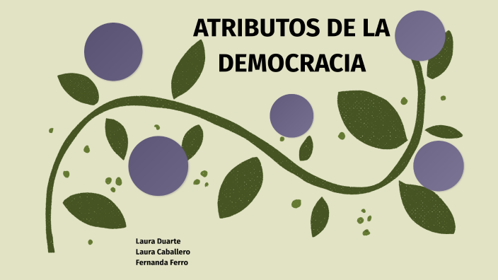 ATRIBUTOS DE LA DEMOCRACIA By Fernanda Ferro On Prezi