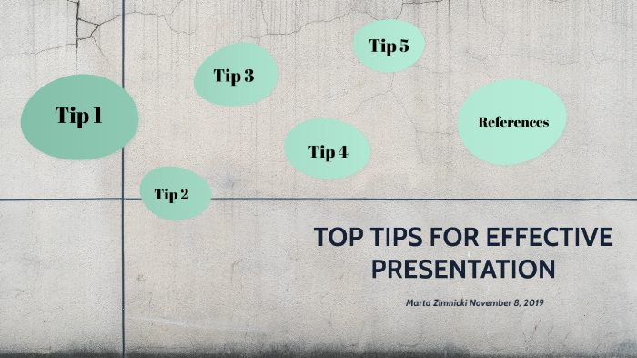 Top Tips For Effective Presentations By Marta Zimnicki On Prezi