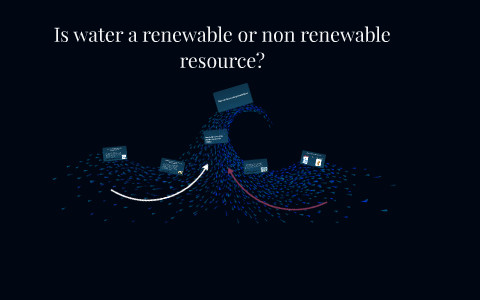 which of the following is not a renewable source of water