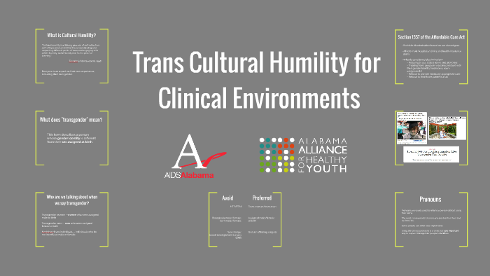 Trans Cultural Humility for Clinical Environments (1917 Clinic Mini) by ...