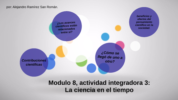 Modulo 8, actividad integradora 3: La ciencia en el tiempo. by
