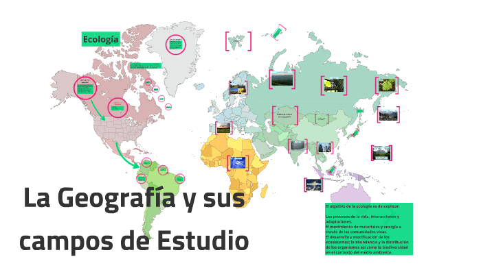 La Geografía y sus Campos de Estudio by Marta Manchez