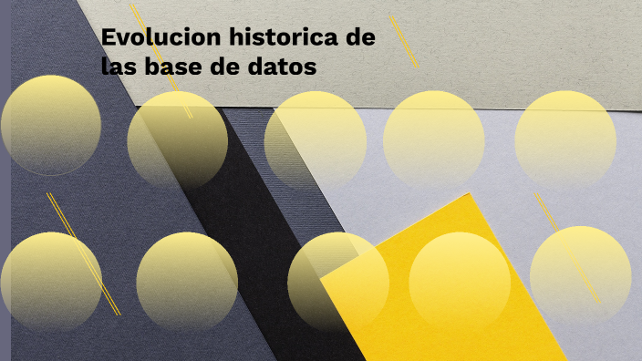 Evolución histórica de las bases de datos by Omar Hernández Romero on Prezi