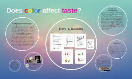 Does Color Affect Taste By Suebean Cho