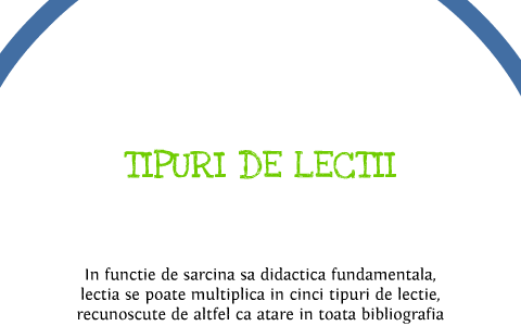 Tipuri De Lectie By Alina Panait On Prezi