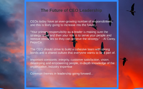 The Future of CEO Leadership by Lidia Kucharczyk on Prezi