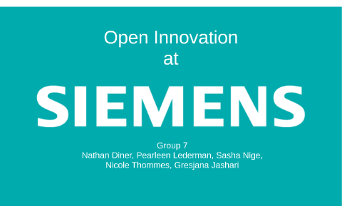 open innovation at siemens case study