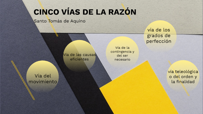 LAS CINCO VÍAS DE STO TOMAS by Janeth Botello on Prezi