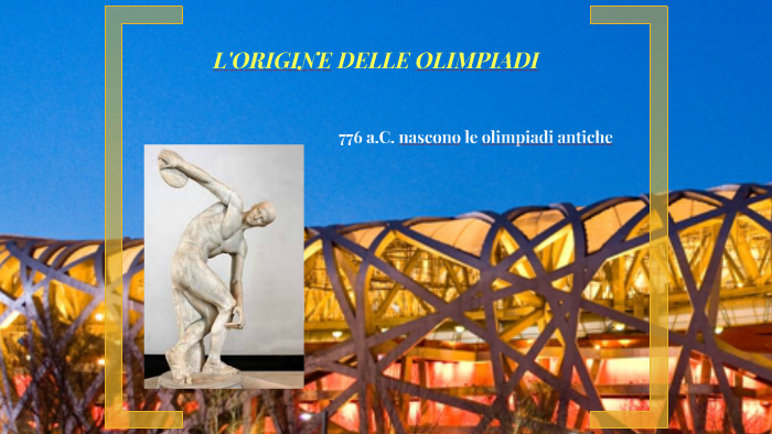 LE OLIMPIADI NELLA STORIA by Gabriele Fantin on Prezi