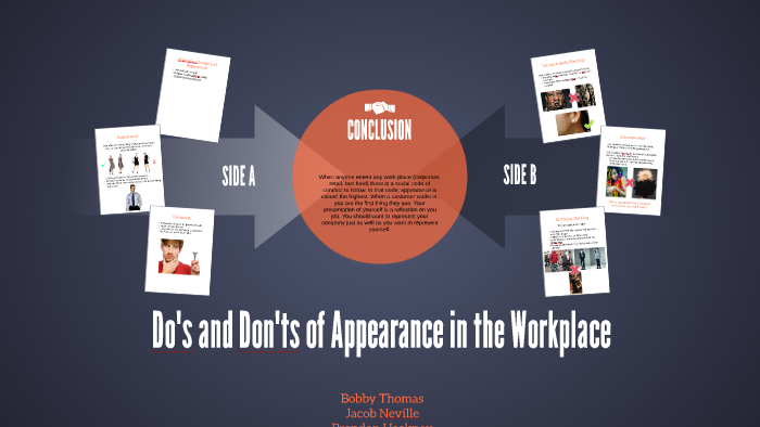 Do's and Don'ts of Appearance in the Workplace by Brandon Hackney