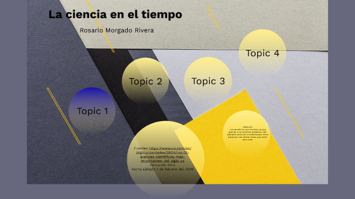 La ciencia en el tiempo by Rosario Morgado on Prezi