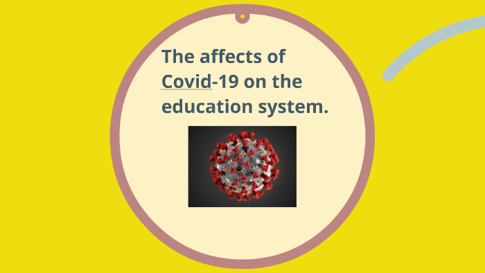 The affects of Covid-19 on the education system by zain gilani