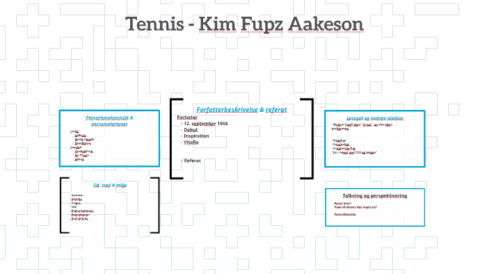 Klappe Okklusion tortur Tennis - Kim Fupz Aakeson by Emilie Fabricius on Prezi Next
