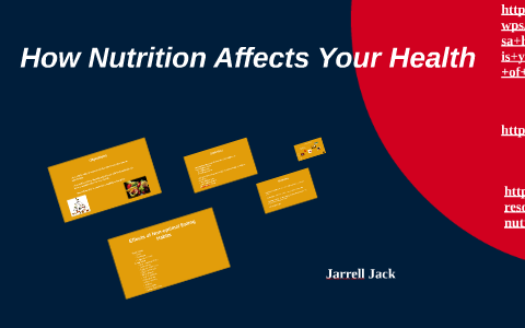 How Nutrition Effects Your Health by Jarrell Jack on Prezi