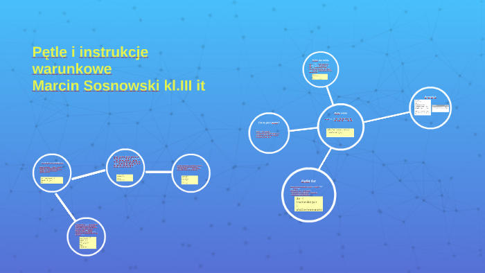 Pętle I Instrukcje Warunkowe By Marcin Sosnowski 4917