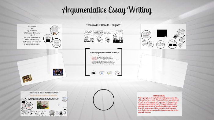 Argumentative Writing (PBl) by Amy Blackerby on Prezi