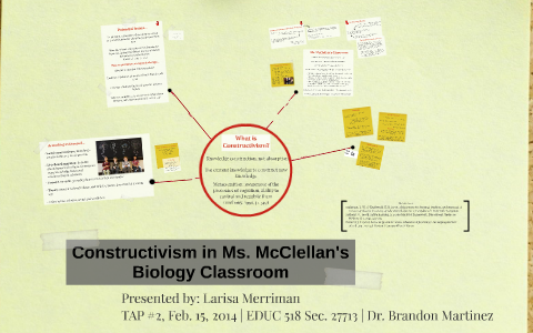 Constructivism in Ms. McClellan's Biology Classroom by Larisa Merriman ...