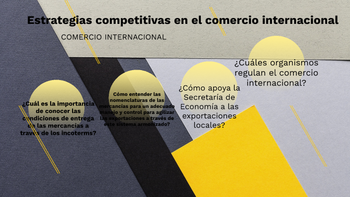 Estrategias competitivas en el comercio internacional by JAIME BRAYAM