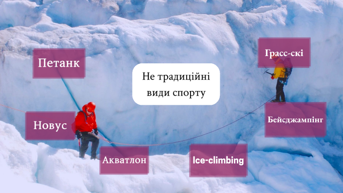 Нетрадиційні види спорту by Anastasia Fedorova on Prezi