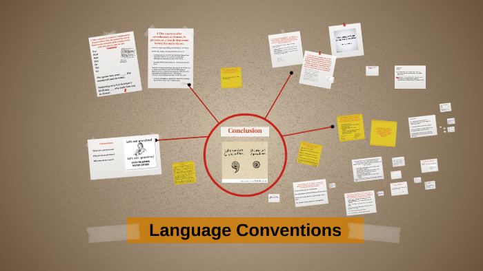 Language Conventions by Rachel Gasseling