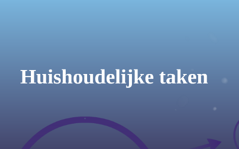 Huishoudelijke taken - gebiedende wijs by Sandra Snick on Prezi