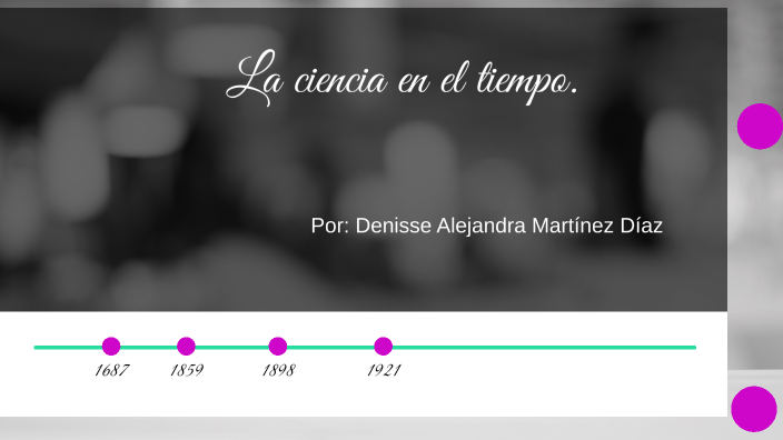 La ciencia en el tiempo by Denisse Martinez on Prezi