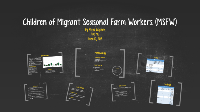 Children of Migrant Seasonal Farm Workers by Alma Salgado