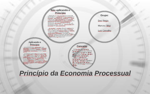 Princípio da Economia Processual by Luiz Carvalho on Prezi