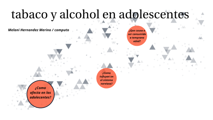 Efectos Del Tabaco Y El Alcohol En Los Jóvenes By Melani Hernandez 2a 