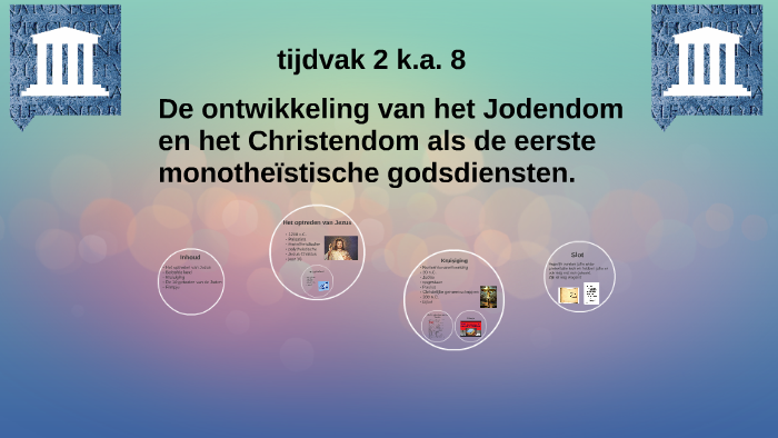 De Ontwikkeling Van Het Jodendom En Het Christendom Als De E By Louise ...