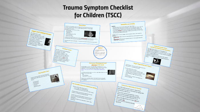 sequelae trauma symptom checklist for children