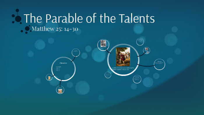 The Parable Of The Talents By Jacqueline Turner