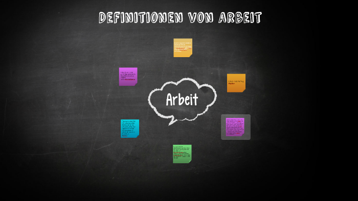 DEFINITION ARBEIT intelligence overview