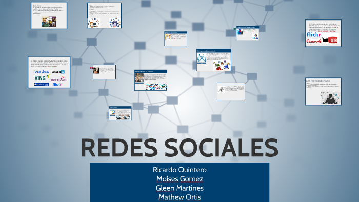 REDES SOCIALES by on Prezi