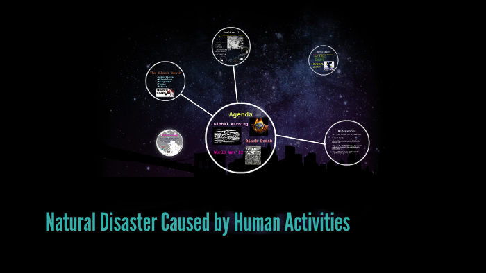 human activities can have an impact on natural disasters