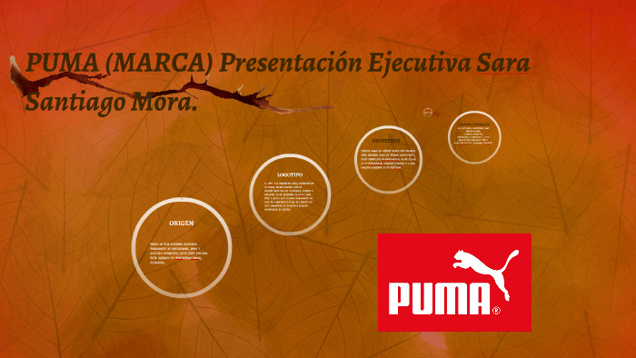 PUMA (MARCA) Presentación Ejecutiva Sara Santiago Mora. by SARA SANTIAGO