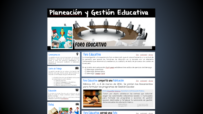 Planeación y Gestión Educativa by Sandra Fraga on Prezi
