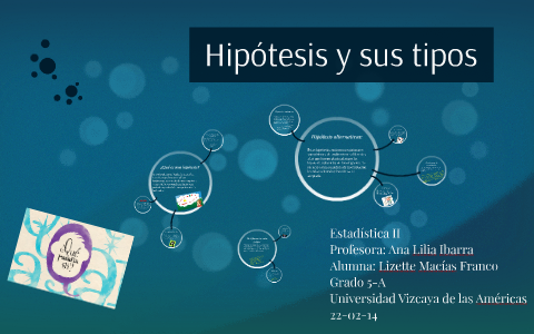 tipos de hipótesis de investigación