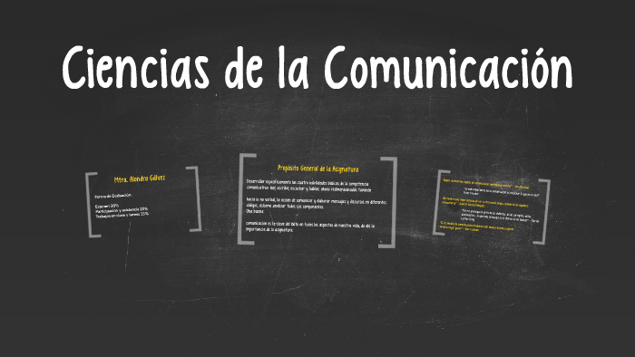 Ciencias de la Comunicación by on Prezi