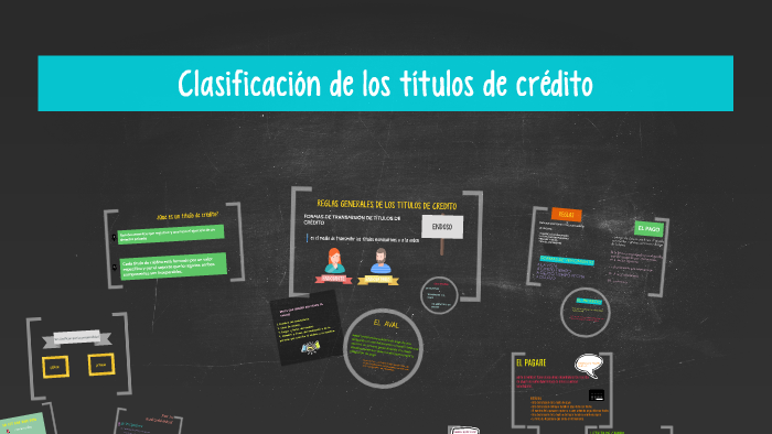 Clasificación de los títulos de crédito by paola vega on Prezi