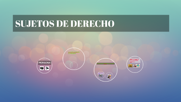 SUJETOS DE DERECHO by ivonee leonardo