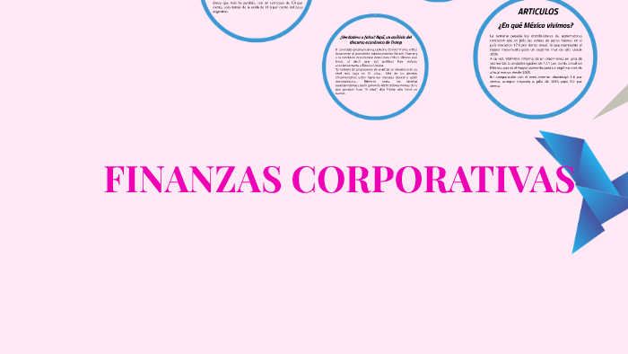 FINANZAS CORPORATIVAS by Karen Baez on Prezi