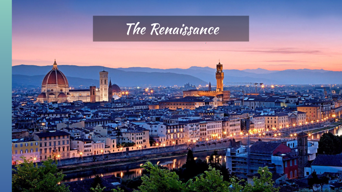 The Renaissance by on Prezi
