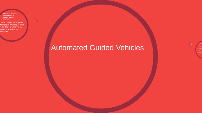 Automated Guided Vehicles by Victoria Trapani