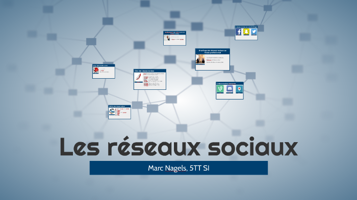 Les réseaux sociaux by Marc Nagels on Prezi