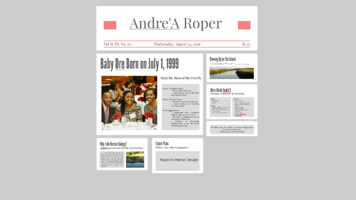Andre'A Roper by Andre'A Roper on Prezi