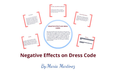Negative Effects on School Dress Codes by maria martinez on Prezi